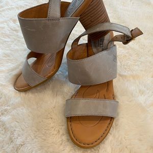 Born Leather Women’s Heeled Sandal